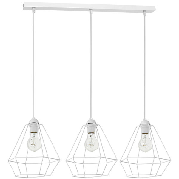 Metro Lane Akimi 3 Light Kitchen Island Geometric Pendant Wayfair Co Uk